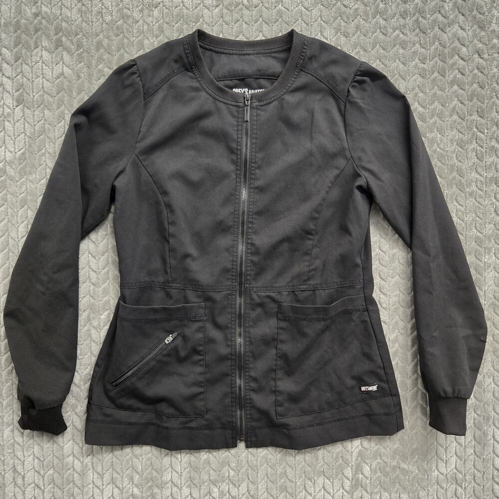 Grey's Anatomy Barco Professional Wear Womens Full Zip Scrub Jacket Size XS